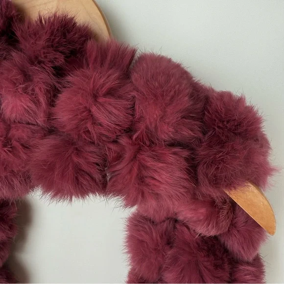 vintage fur bauble scarf - Picture 4 of 5